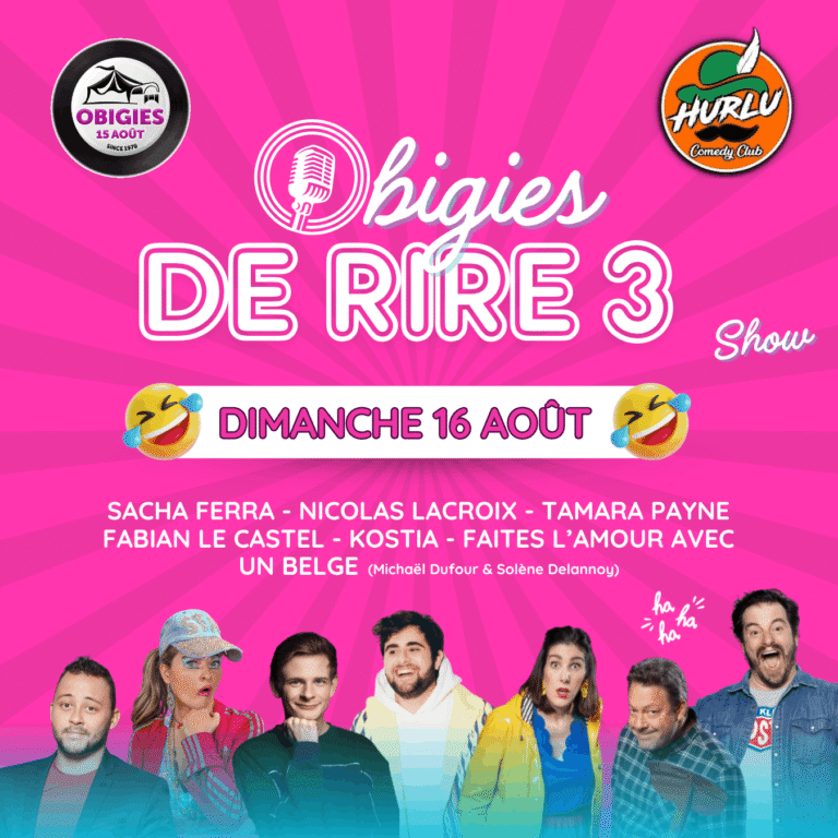 obigies de rire 3 - dimanche 16 aout 2026